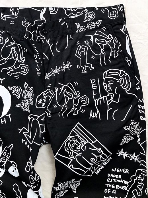 TENBOX TENBOX × FACE ACID PANTS / BLACK