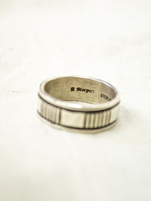 Indian Jewelry BRUCE MORGAN SILVER RING