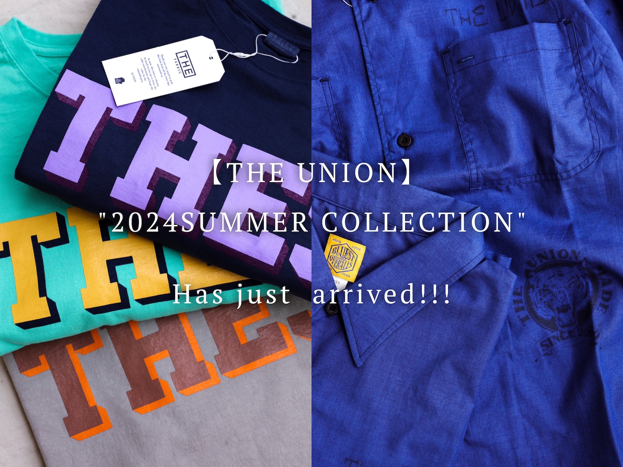 【【THE UNION】"24SUMMER" Has just arrived!!】のアイキャッチ画像