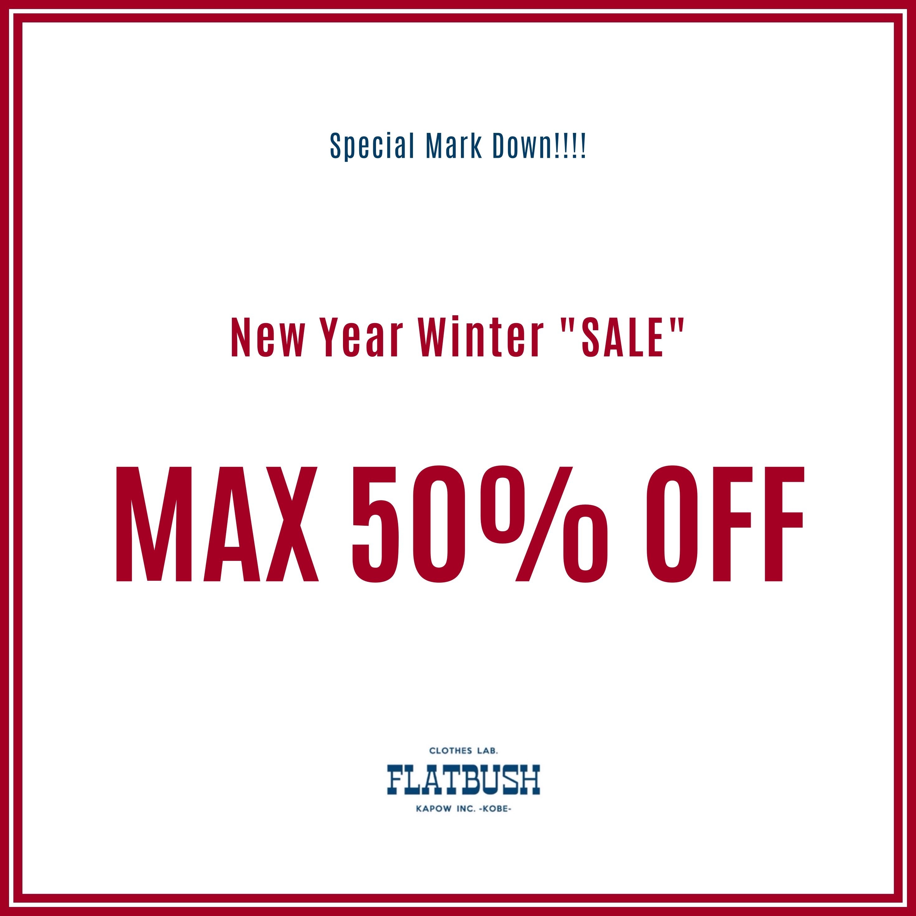 【New Year Winter "SALE"!!!!】のアイキャッチ画像