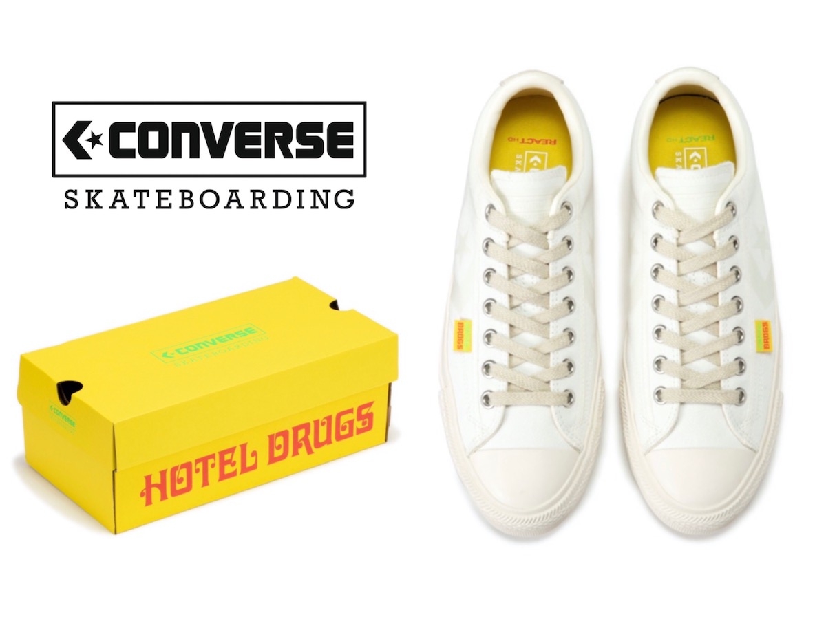 【【CONVERSE SKATEBOARDING × HOTEL DRUGS】!!】のアイキャッチ画像