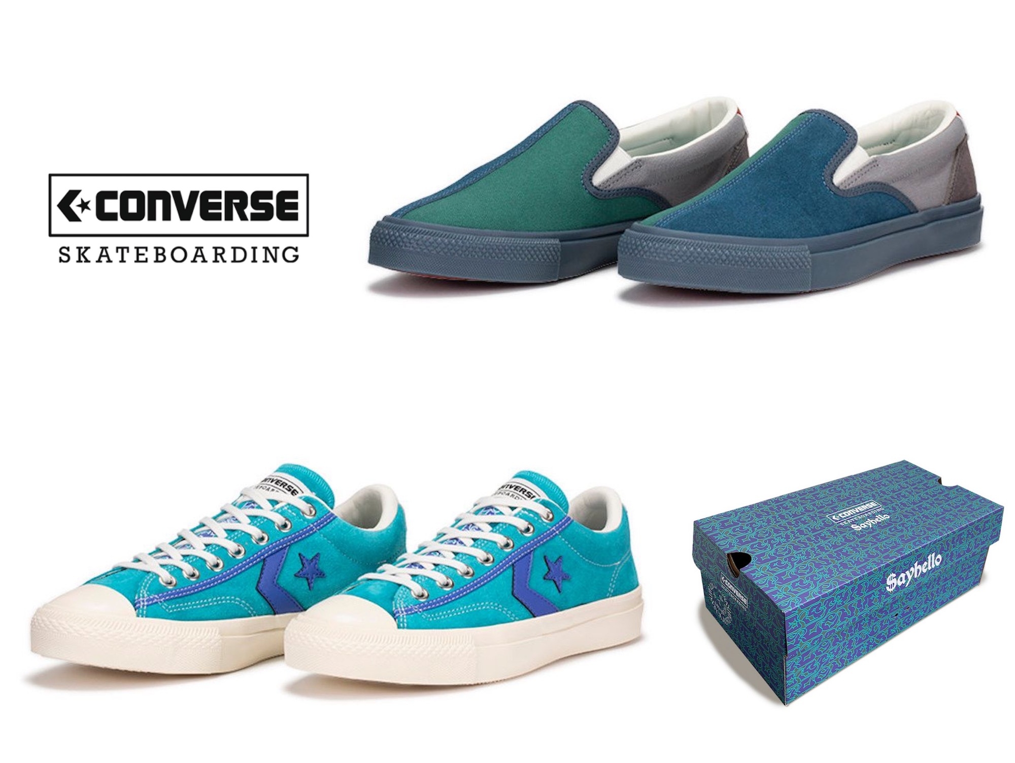 【【CONVERSE SKATEBOARDING】×【SAYHELLO】!!!!】のアイキャッチ画像