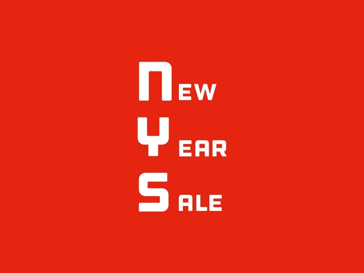 【"NEW YEAR SALE" の開催です！】のアイキャッチ画像