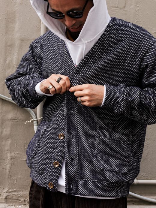 THE UNION MOF CARDIGAN / Navy