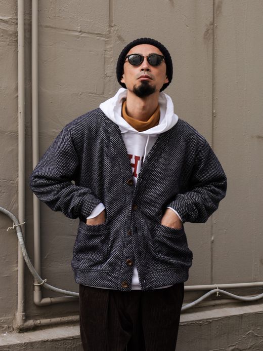 THE UNION MOF CARDIGAN / Navy