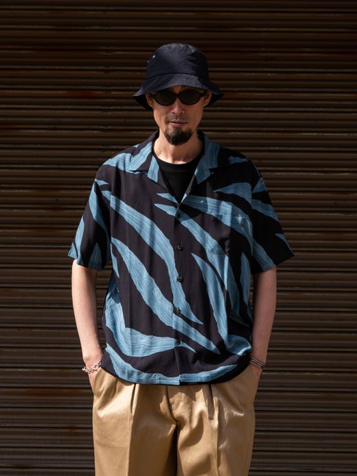 ROARK REVIVAL "PULQUE GONZO" S/S WOVEN / Black