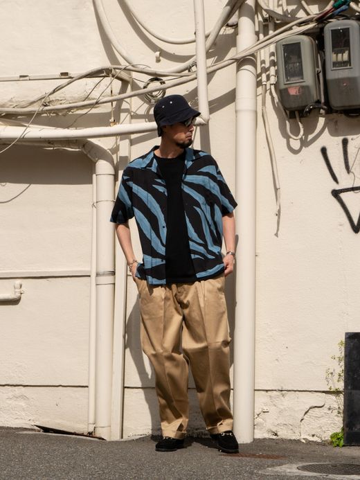 ROARK REVIVAL "PULQUE GONZO" S/S WOVEN / Black