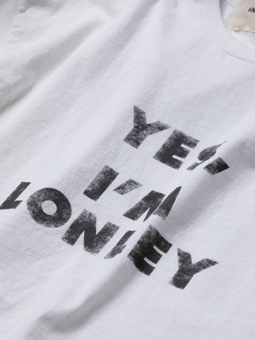 ANACHRONORM SUB MESSAGE S/S T-S / White