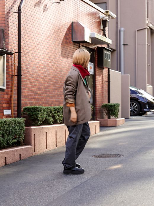 AMBERGLEAM JACQUARD KNIT DRIVERS JACKET / Block