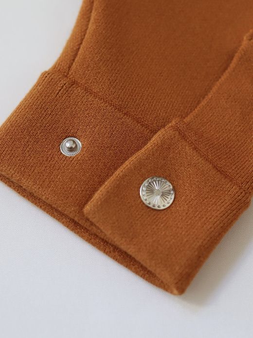 AMBERGLEAM JACQUARD KNIT DRIVERS JACKET / Block