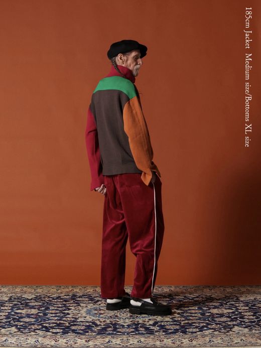AMBERGLEAM JACQUARD KNIT DRIVERS JACKET / Block
