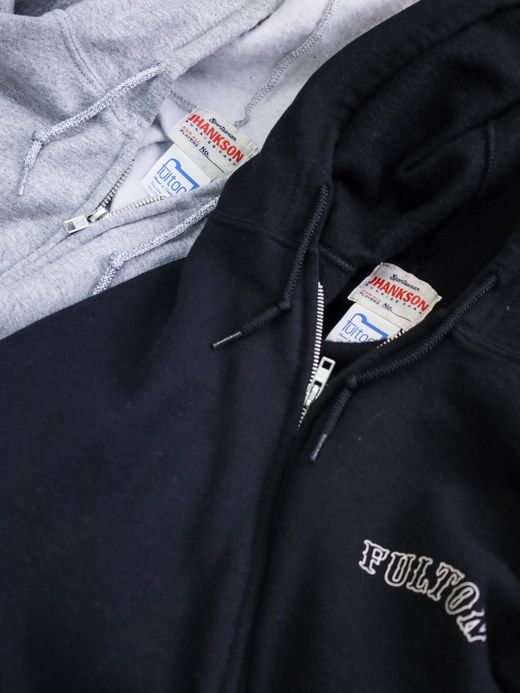 fulton "fulton × JHANKSON" TEAM ZIP HOODIE / Black