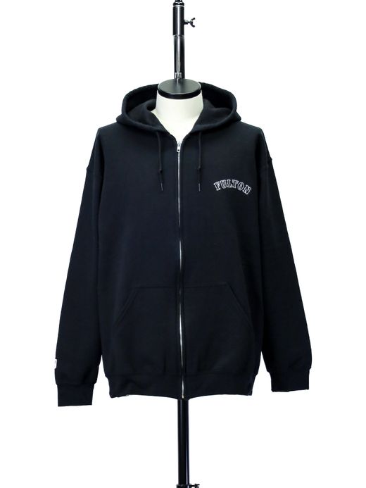 fulton "fulton × JHANKSON" TEAM ZIP HOODIE / Black