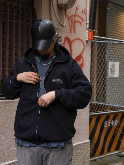 fulton "fulton × JHANKSON" TEAM ZIP HOODIE / Black