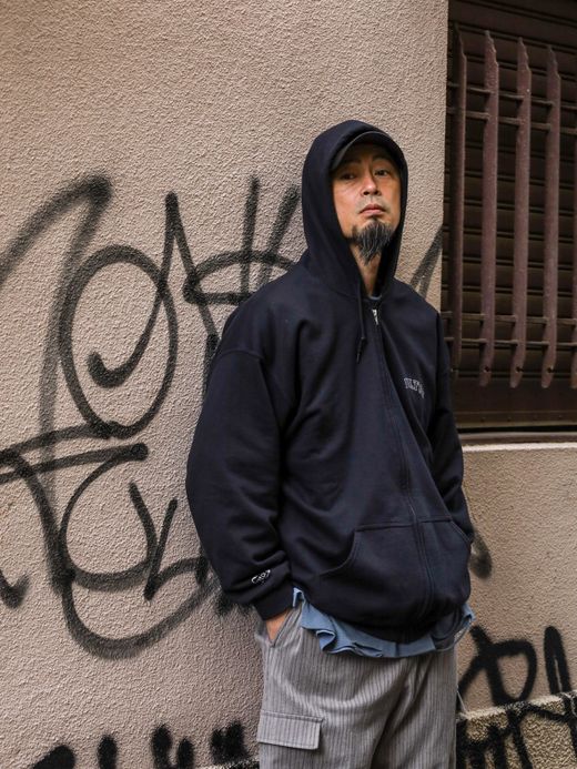 fulton "fulton × JHANKSON" TEAM ZIP HOODIE / Black