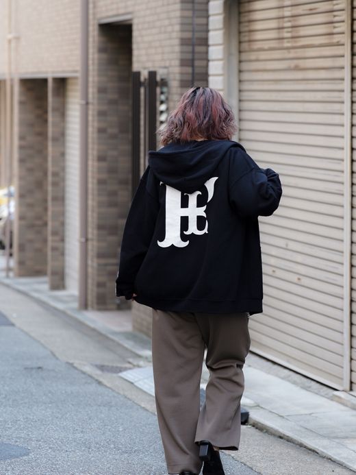 fulton "fulton × JHANKSON" TEAM ZIP HOODIE / Black