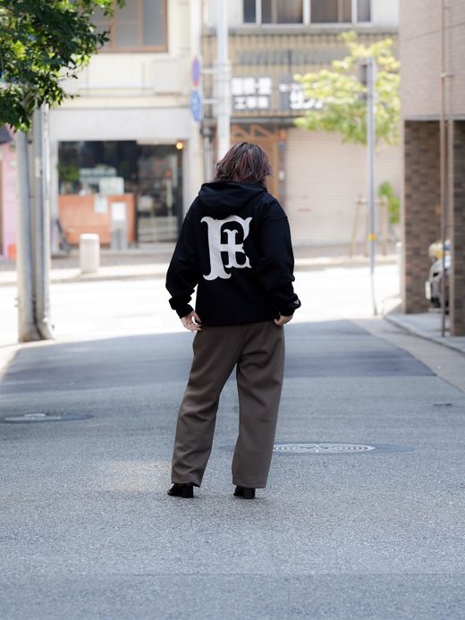 fulton "fulton × JHANKSON" TEAM ZIP HOODIE / Black