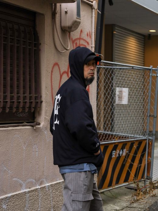 fulton "fulton × JHANKSON" TEAM ZIP HOODIE / Black