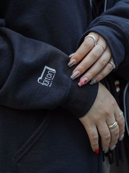 fulton "fulton × JHANKSON" TEAM ZIP HOODIE / Black