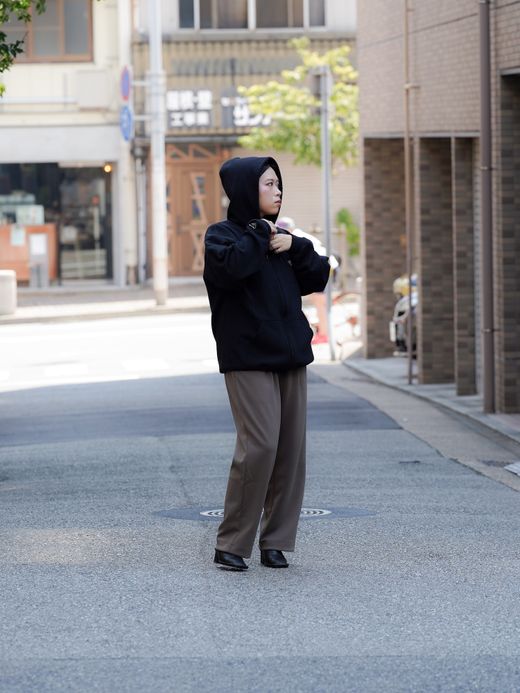 fulton "fulton × JHANKSON" TEAM ZIP HOODIE / Black