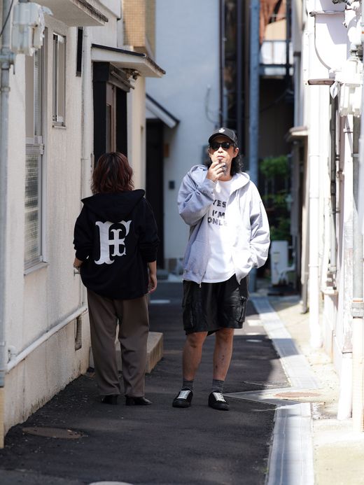 fulton "fulton × JHANKSON" TEAM ZIP HOODIE / Black
