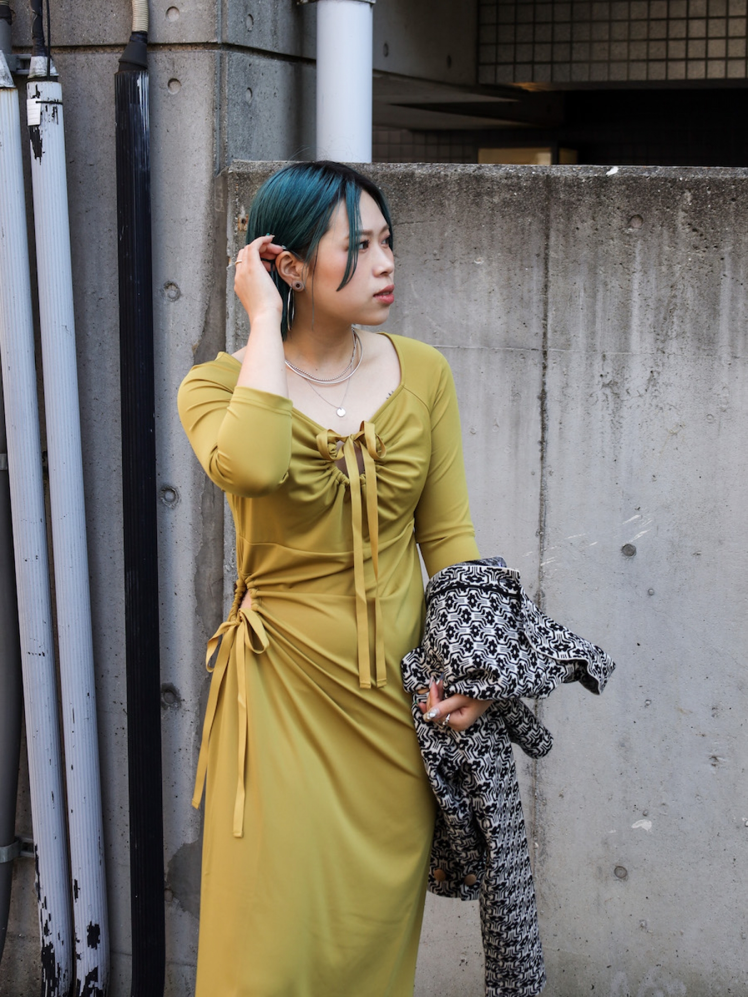 AMBERGLEAM ART CUT SMOOTH DRESS / Amber FLATBUSH（フラットブッシュ）公式オンラインサイト