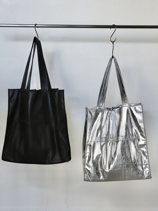 AMBERGLEAM BIG LEATHER TOTE BAG / 2colors