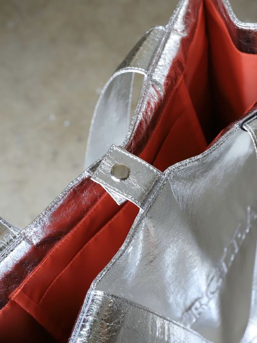 AMBERGLEAM BIG LEATHER TOTE BAG / 2colors