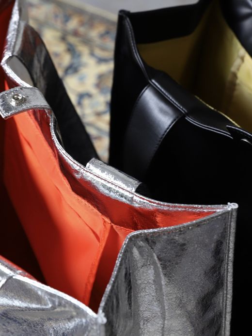 AMBERGLEAM BIG LEATHER TOTE BAG / 2colors