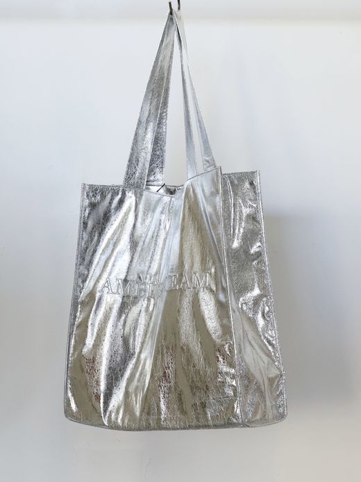 AMBERGLEAM BIG LEATHER TOTE BAG / 2colors