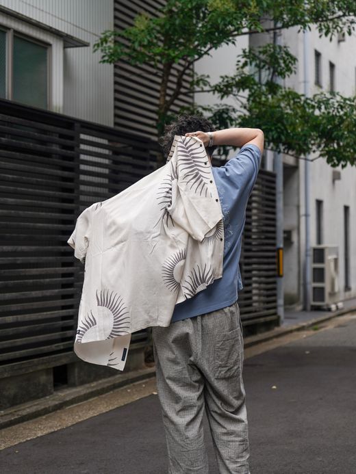 ROARK REVIVAL "ROAD TRIP CLUB" 9.3oz H/W TEE / Slate blue