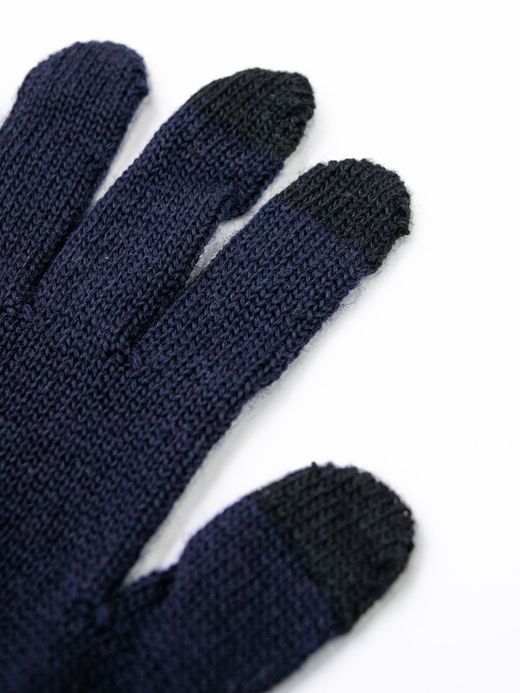 ROTOTO MERINO WOOL TOUCH PANEL GLOVE / Navy