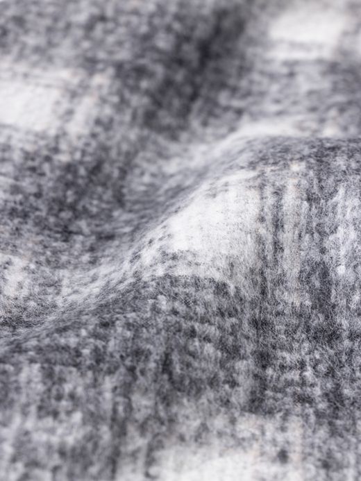 ANACHRONORM MOHAIR LIKE SHIRTS CARDIGAN / Black check