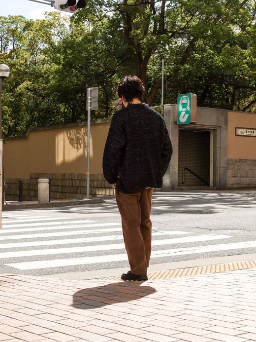VOO PAPER MIX KNIT / Black