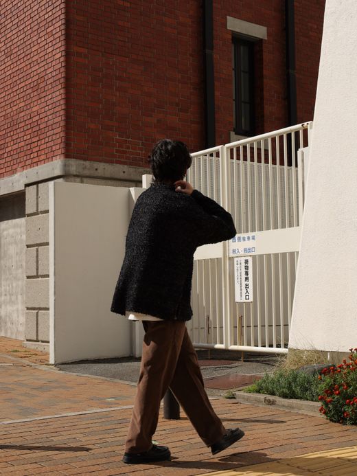 VOO PAPER MIX KNIT / Black