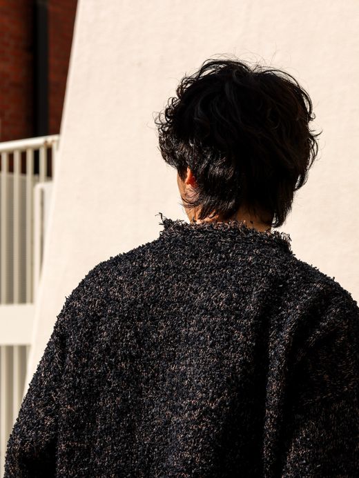 VOO PAPER MIX KNIT / Black