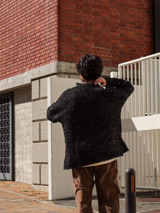 VOO PAPER MIX KNIT / Black