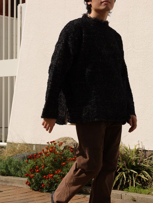 VOO PAPER MIX KNIT / Black