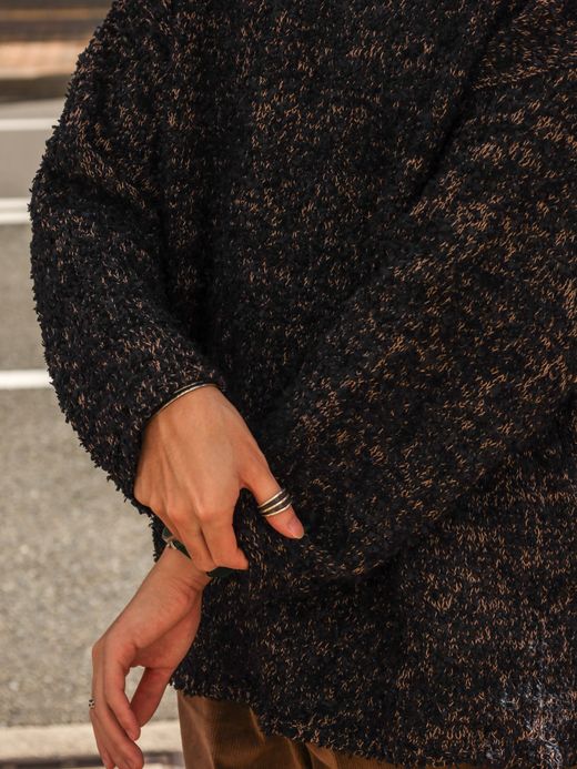 VOO PAPER MIX KNIT / Black