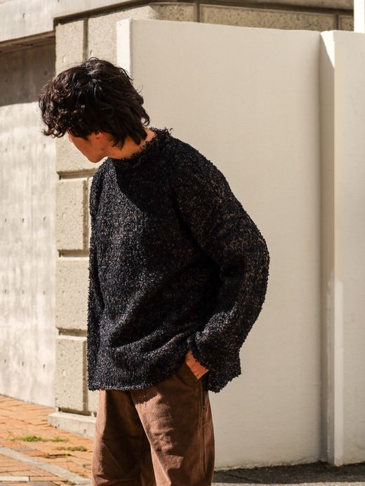 VOO PAPER MIX KNIT / Black
