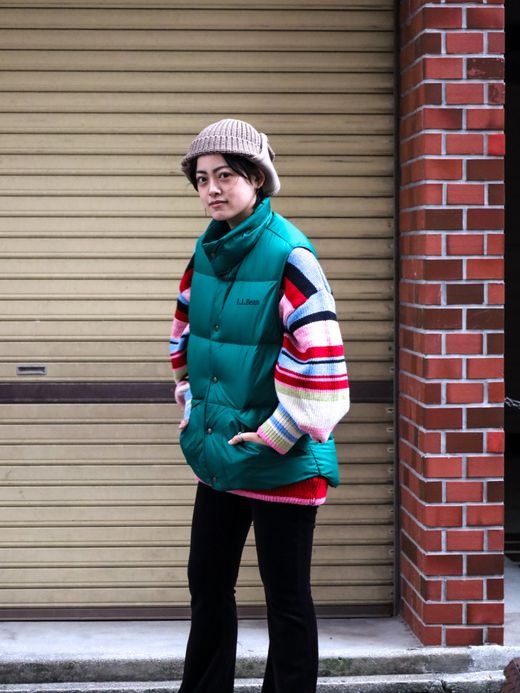 L.L.Bean ADULT'S' BEAN'S TRAIL MODEL DOWN VEST '82 / Emerald Spruce