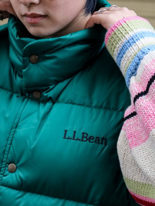 L.L.Bean ADULT'S' BEAN'S TRAIL MODEL DOWN VEST '82 / Emerald Spruce