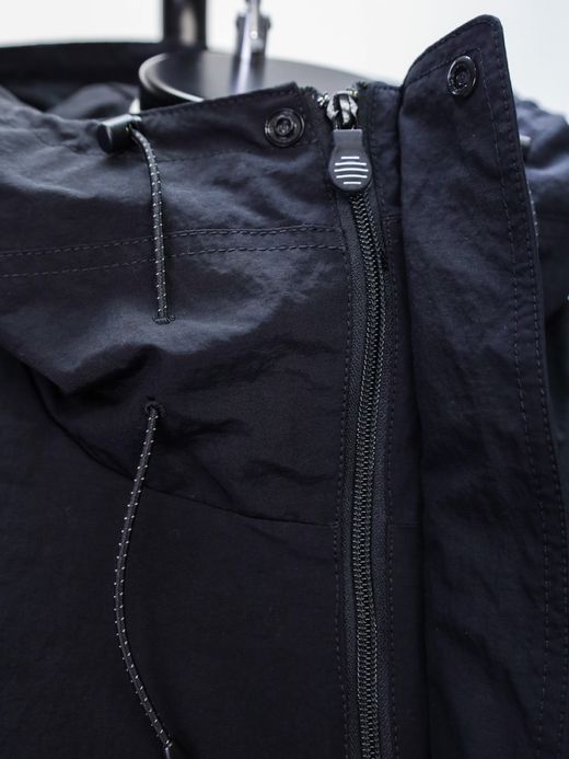 S.F.C NYLON HOODIE JACKET / Black