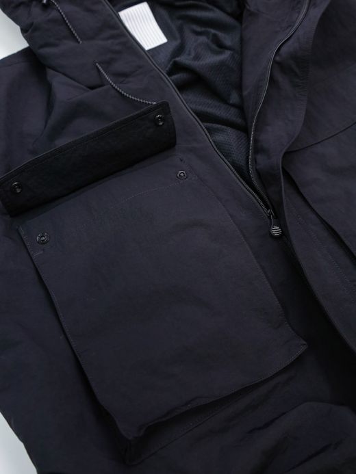 S.F.C NYLON HOODIE JACKET / Black