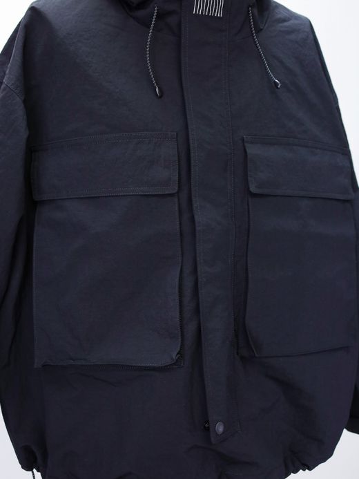S.F.C NYLON HOODIE JACKET / Black