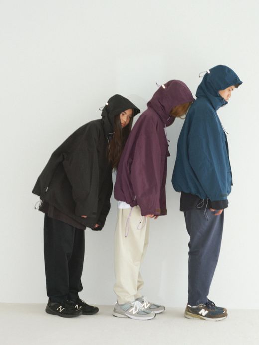 S.F.C NYLON HOODIE JACKET / Black
