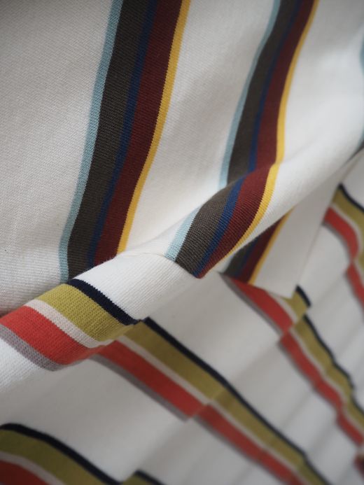 AMBERGLEAM PANEL MULTI BORDER T-SHIRT / 6colors