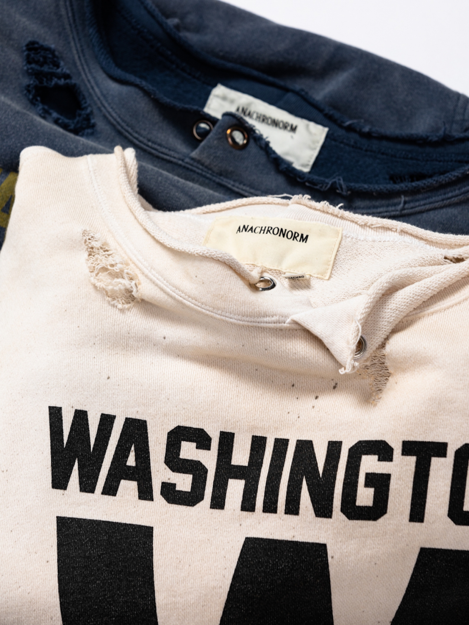 トップス ANACHRONORM W PRINT CUT-OFF SWEAT PARKA トップス ANACHRONORM W PRINT CUT-OFF SWEAT PARKA トップス