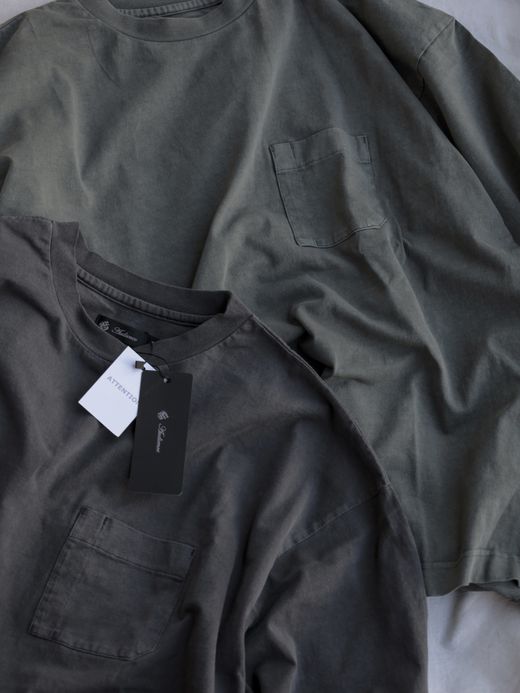 Audience ピグメント 米綿 8.45オンス グラスポケ付き C/N ボクシー TEE / Sumikuro