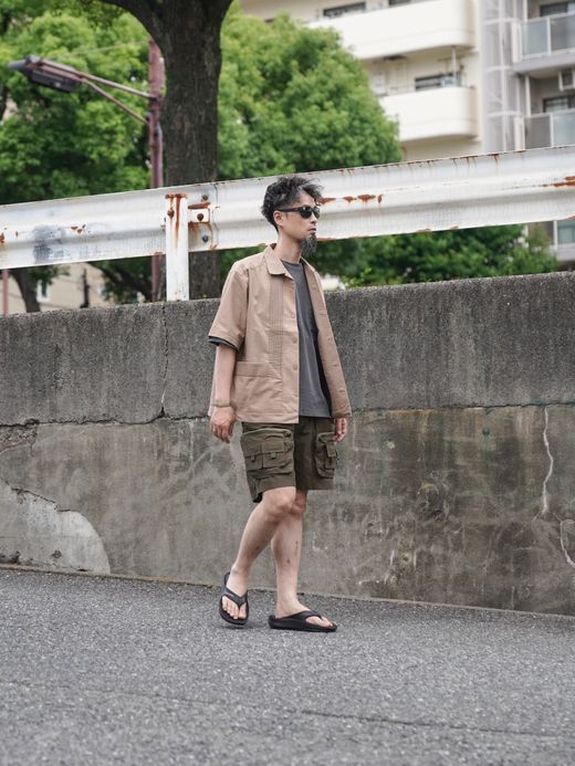 Audience ピグメント 米綿 8.45オンス グラスポケ付き C/N ボクシー TEE / Sumikuro